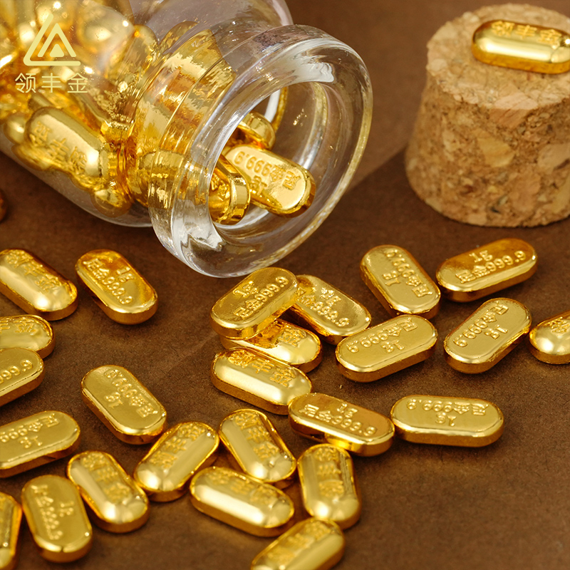 [Upgraded Version] Lingfeng Gold Pure Gold 9999 Gold Bar Investment Gold 1g Pure Gold Ingot Gold Bar