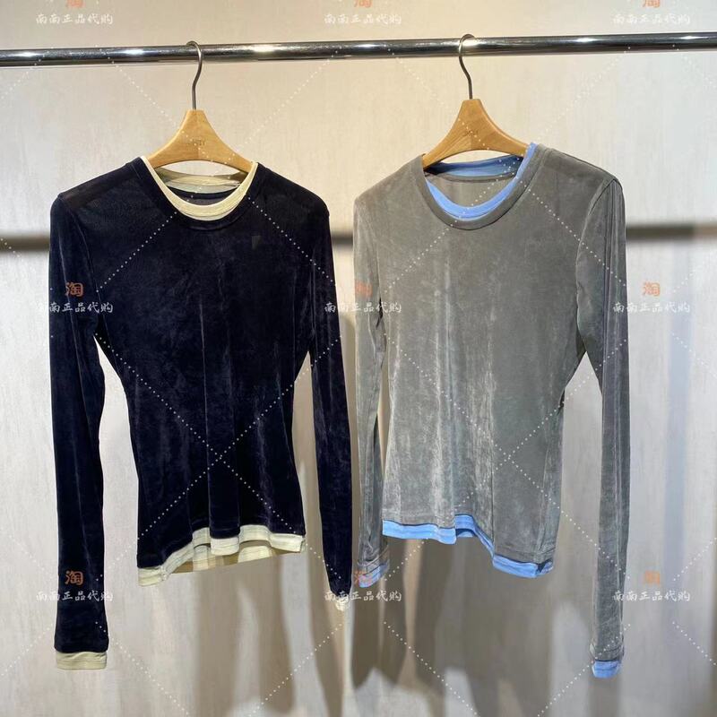 【Nannan Jn】2026 Spring Authentic Flocked T-Shirt from the Store 5Q2115300, Tag Price 995