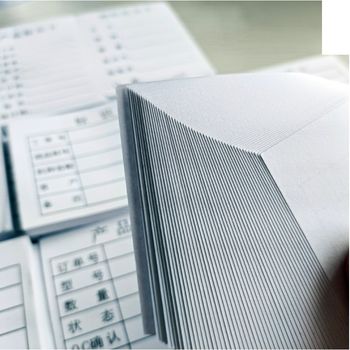 Paper 70g 100g product identification card cash ticket material label packing list warehouse goods paper booklet