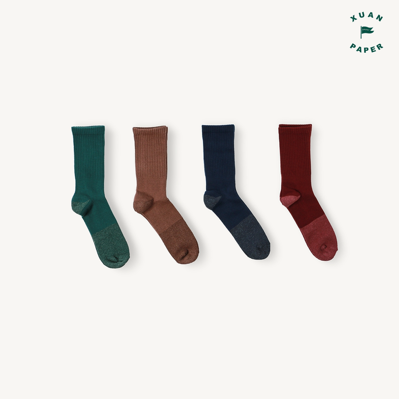 Xuan Paper Paper Yarn Moisture-Absorbing, Dry, High Tube Socks, Odor-Resistant, Breathable, Versatile Socks Xuan Paper Paper Yarn Moisture-Absorbing, Dry, High Tube Socks, Odor-Resistant, Breathable, Versatile Socks