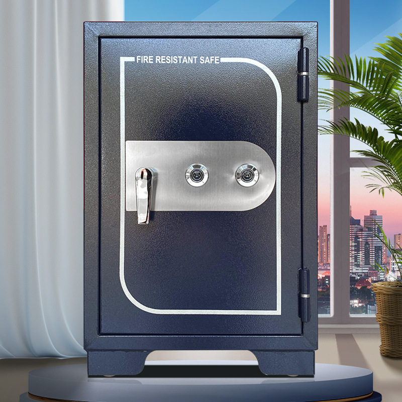 Wilson Large Export Safe Genuine Fingerprint Fireproof Anti-Theft Home Unit Heavy Duty Double Lock Safe