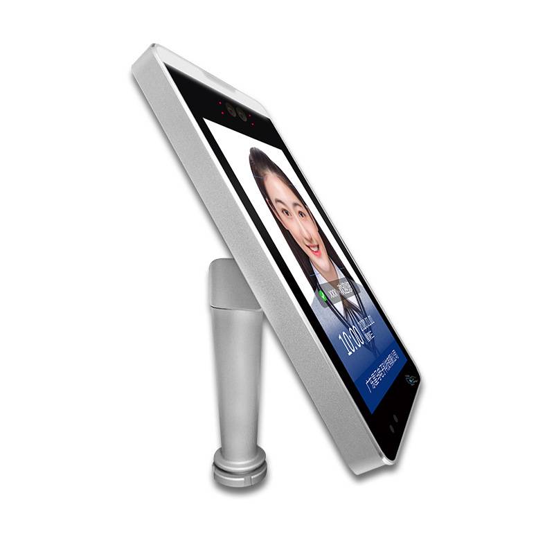 Wide dynamic AI binocular LCD screen dynamic face recognition credit card all-in-one access control and attendance machine touch display