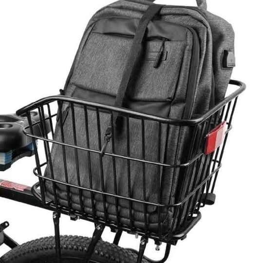 山地车货架快拆尾架后车筐加大车篮自行车置物架行李架书包篮车篓