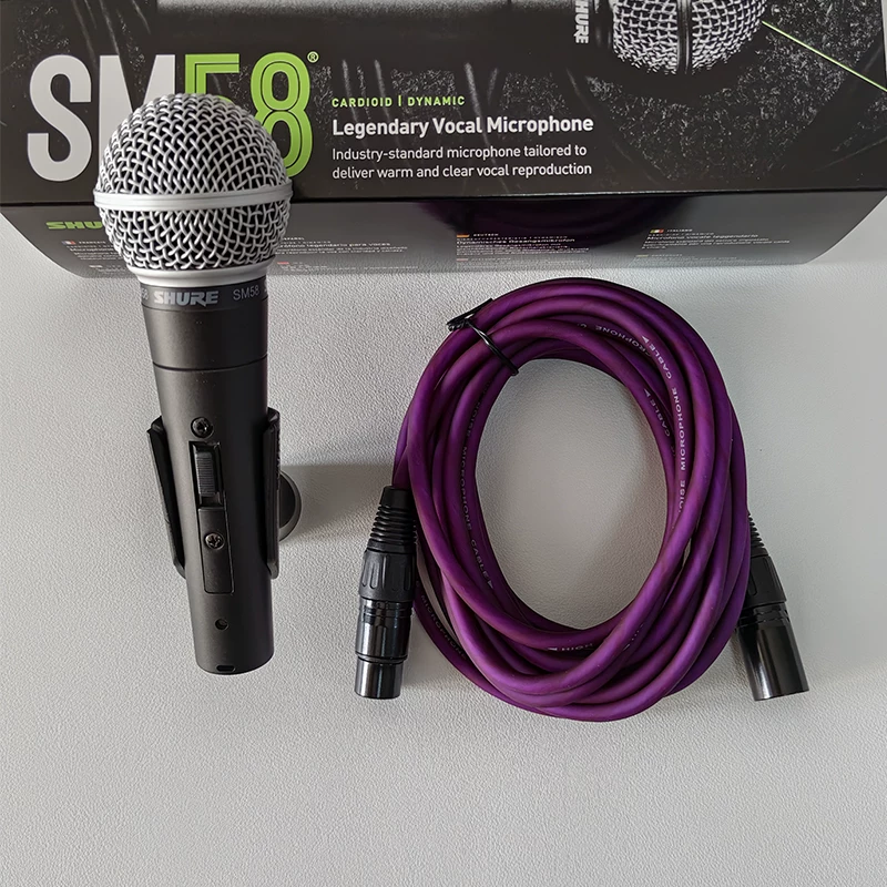 Шуер/Шур SM58LC профессиональный сценический проводной микрофон для живых выступлений, вещательный микрофон, караоке, запись