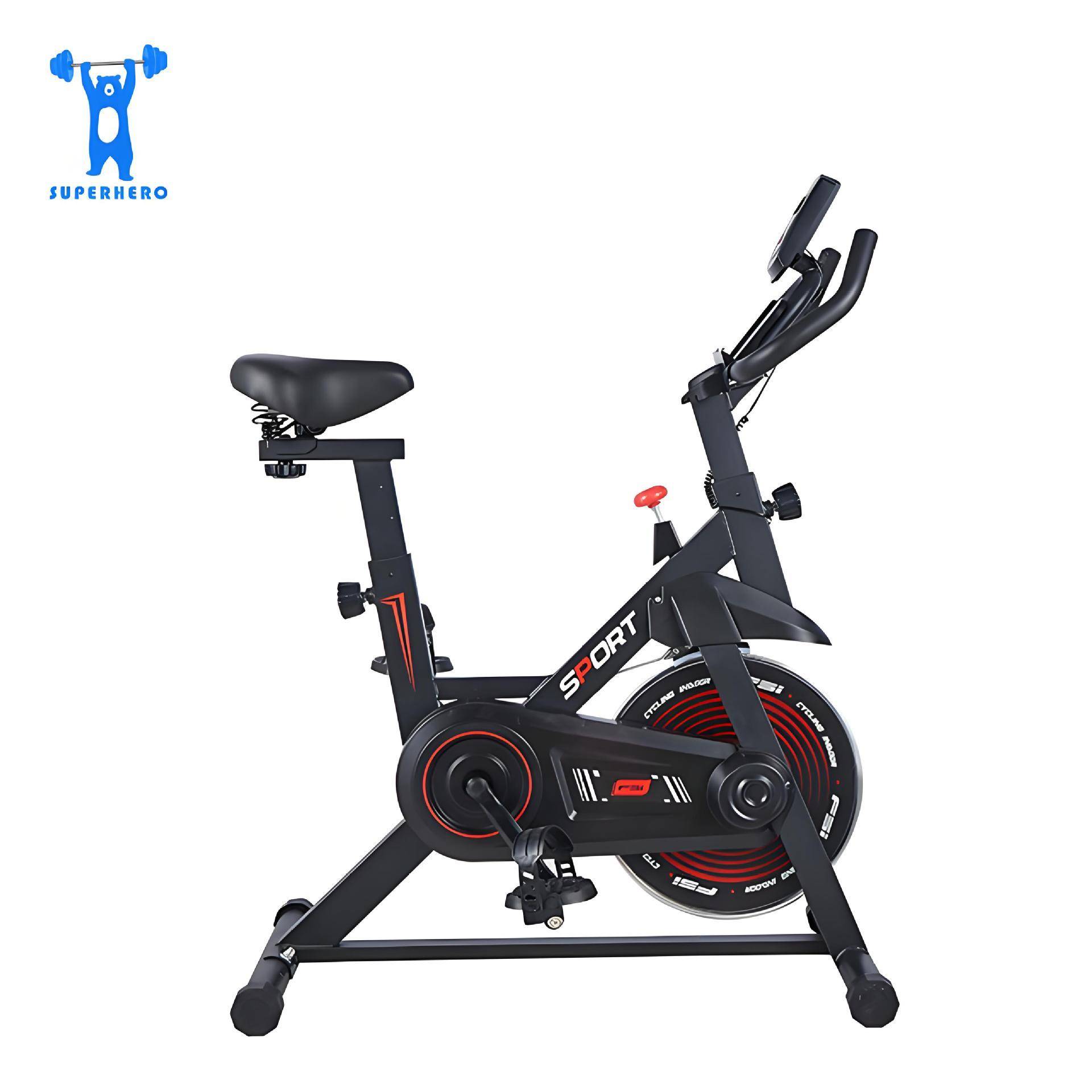 New shuttle magnetically controlled silent rechargeable spinning bike intelligent ten-speed resistance exercise bike fitness equipment