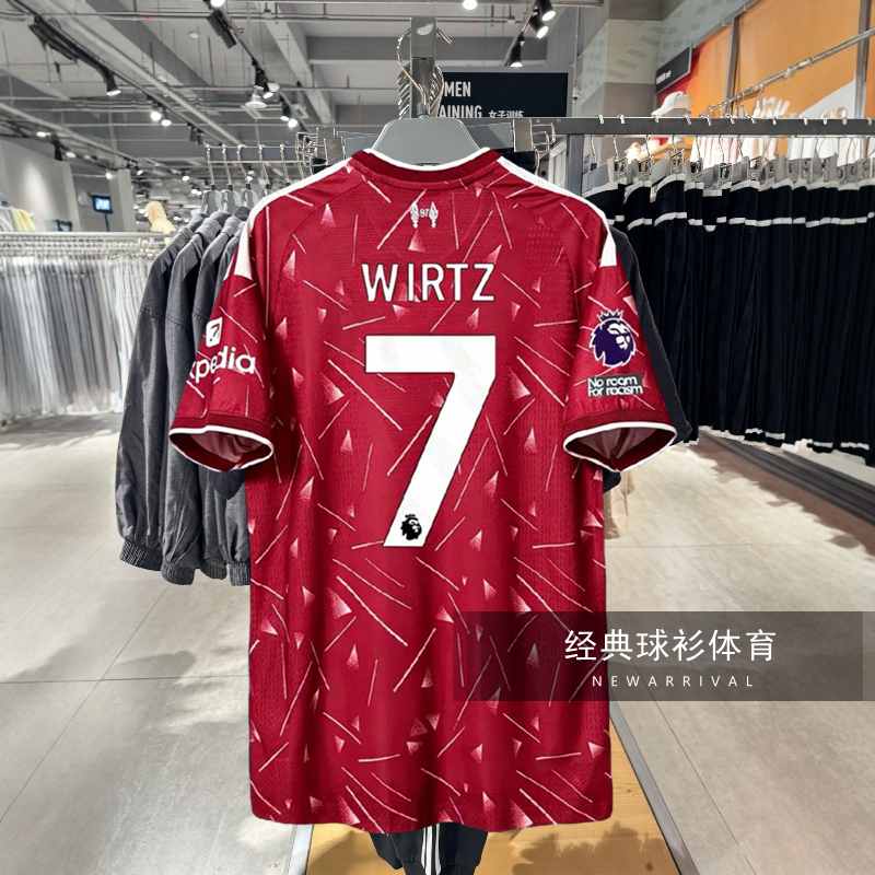 2627 Liverpool Home Jersey Wirtz Player Version Szoboszlai Van Dijk Isak Football Team Uniform 2627 Liverpool Home Jersey Wirtz Player Version Szoboszlai Van Dijk Isak Football Team Uniform