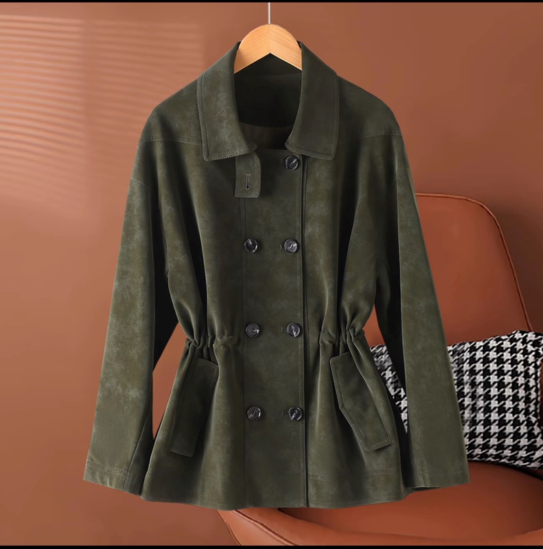 Hw Py2658-365 Leather Jacket Suede Jacket Women's Jacket
