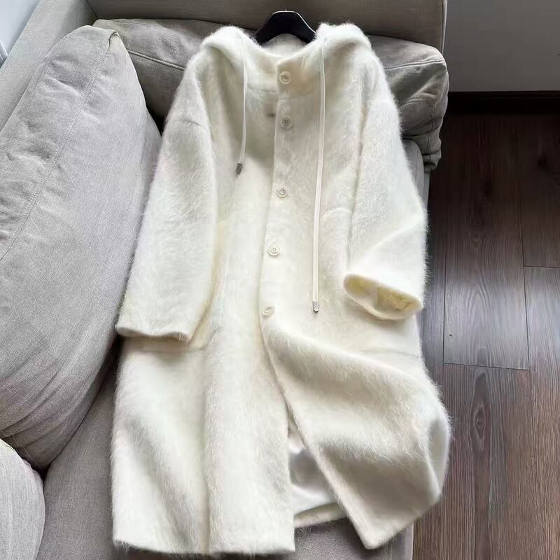 Xd B40-650 Hooded Drawstring Long-Sleeved Fleece Coat Xd B40-650 Hooded Drawstring Long-Sleeved Fleece Coat