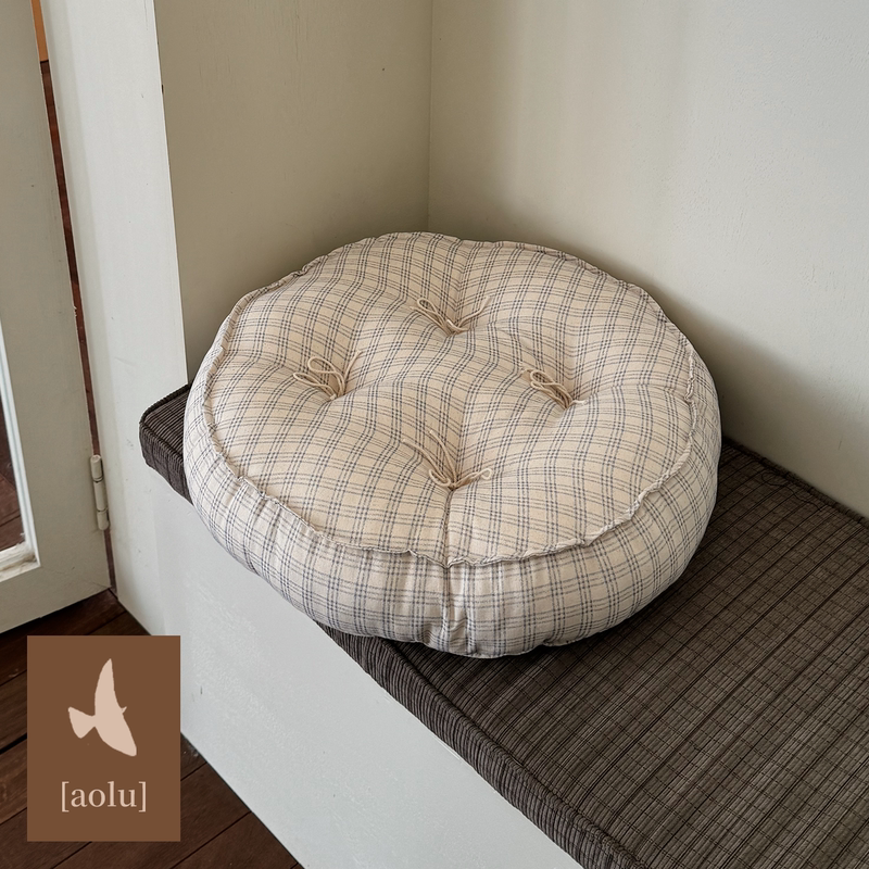 Thickened Tatami Cushion for Bay Window, Japanese-Style Futon, Vintage Carpet, Living Room Lazy Cushion, Balcony Bedroom Stool