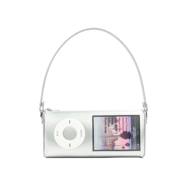 Packy Y2K Silver Underarm/Shoulder Crossbody Women's Bag Retro Niche Millennium Fashion Original Authentic Product Packy Y2K Silver Underarm/Shoulder Crossbody Women's Bag Retro Niche Millennium Fashion Original Authentic Product