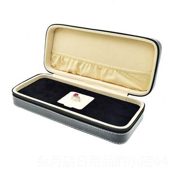 High-end jewelry bag treasure sample box book gem display bag jewelry collection zipper box chain bag colorful treasure leather jewelry box