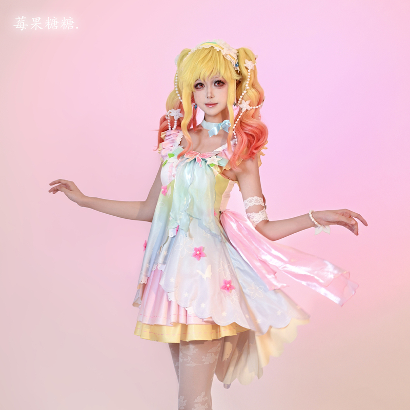 Berry Sugar Idol Event Cosplay Costume Kagehara Yumemi Dress Cosplay Outfit