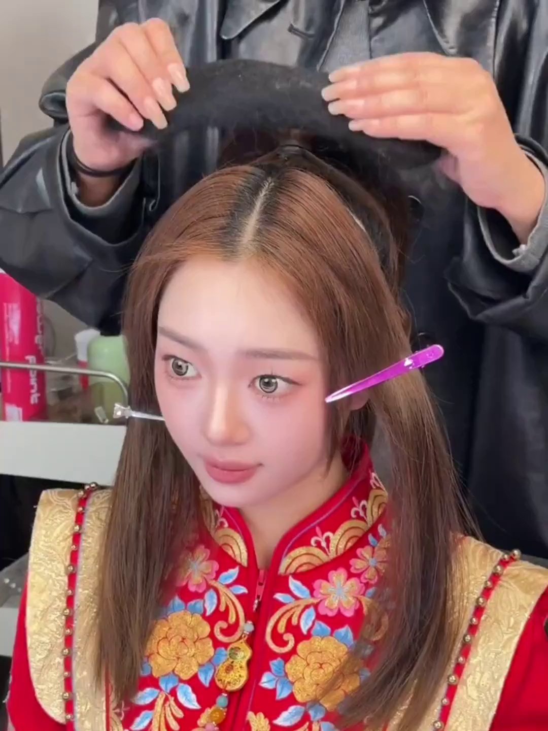 今天直接封神！这个假发包让我秒变韩剧女主，慵懒又高级！_发包_淘宝美妆网