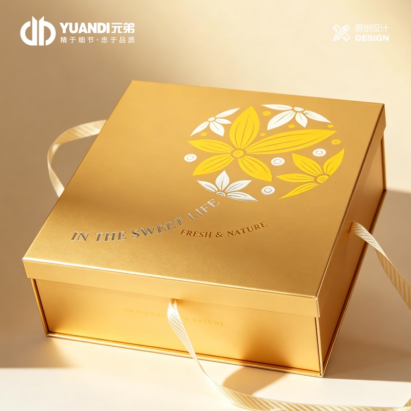 Yuan Di·Golden Integrated Luxury Universal Fruit Gift Box Carton High-End Mixed Gift Packaging Box Yuan Di·Golden Integrated Luxury Universal Fruit Gift Box Carton High-End Mixed Gift Packaging Box