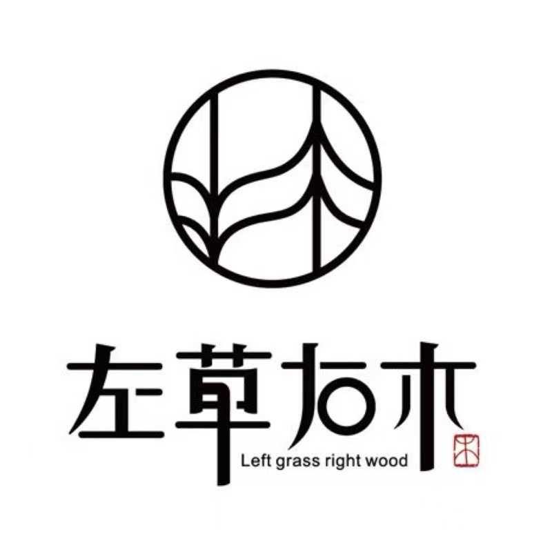 左草右木品牌店的LOGO