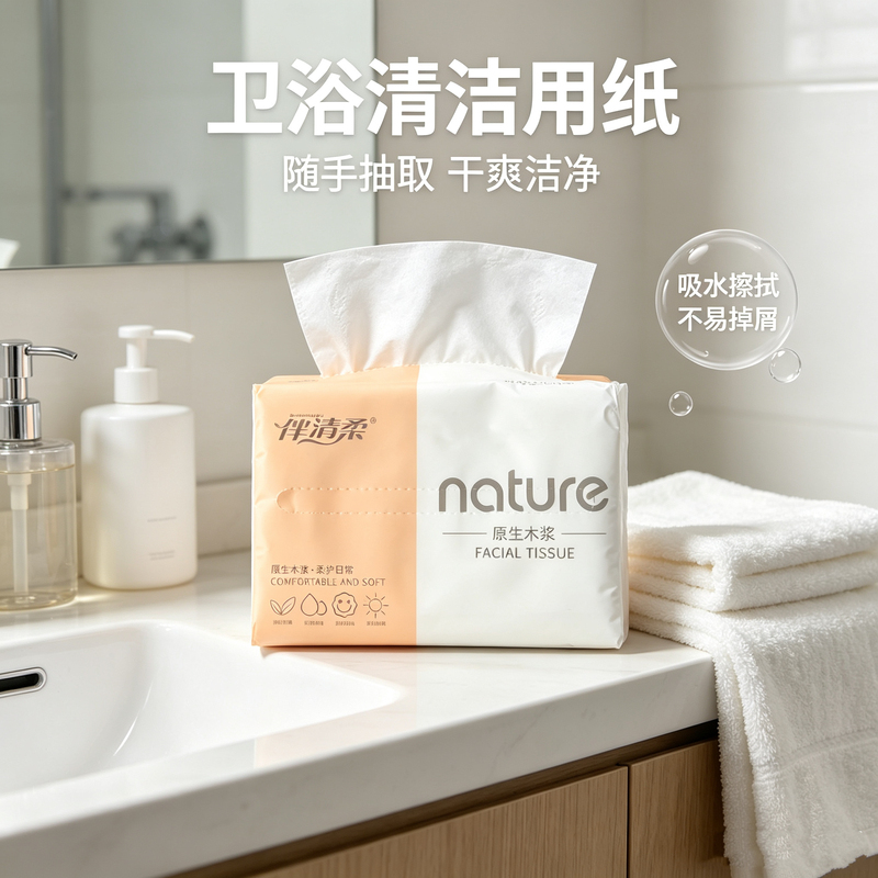Soft and Thickeneded Removable Paper Towels Made from Virgin Wood Pulp, Household Facial Tissue, Office Cleaning and Multi-Purpose Napkins Soft and Thickeneded Removable Paper Towels Made from Virgin Wood Pulp, Household Facial Tissue, Office Cleaning and Multi-Purpose Napkins