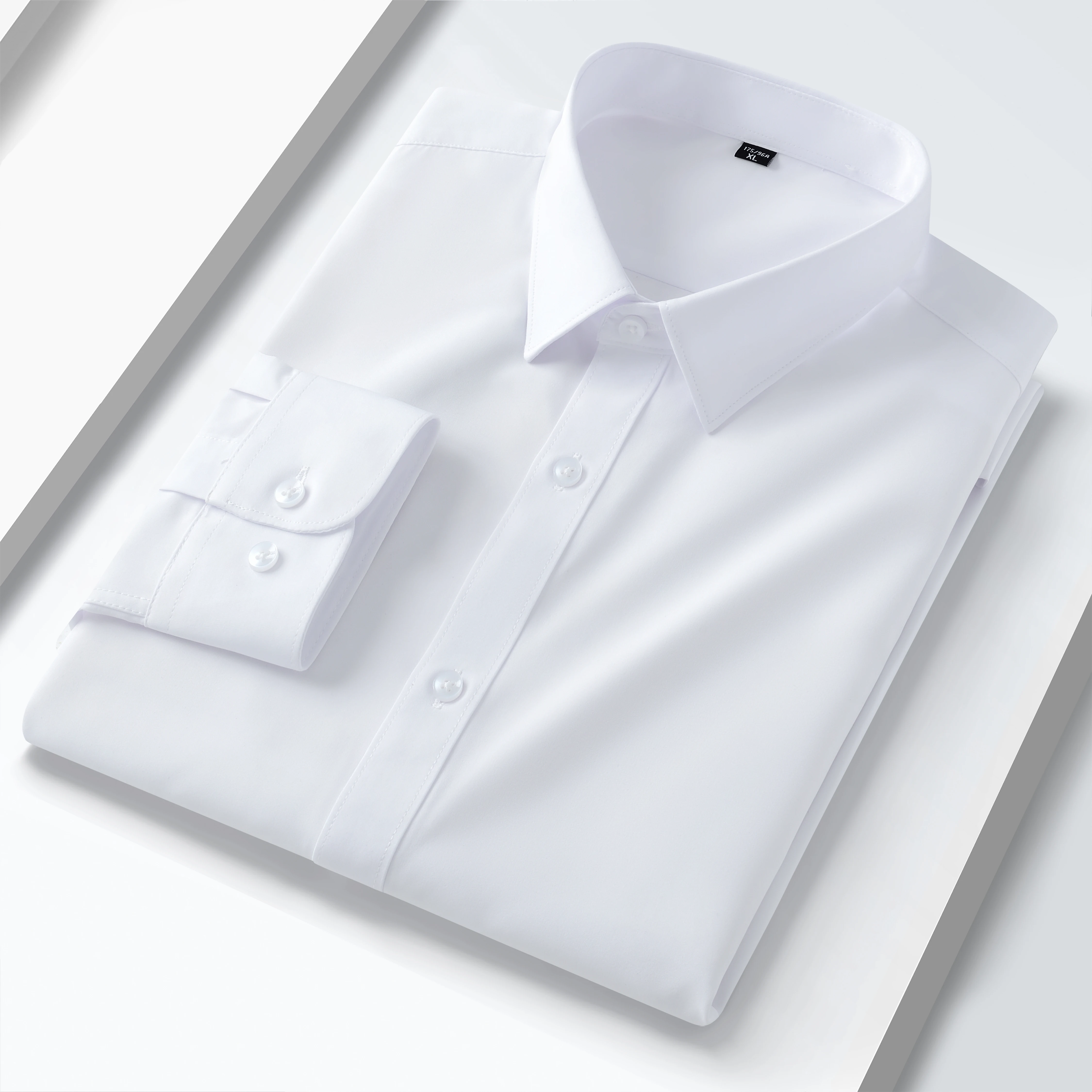 Летняя эластичная рубашка, костюм-классик, slim fit