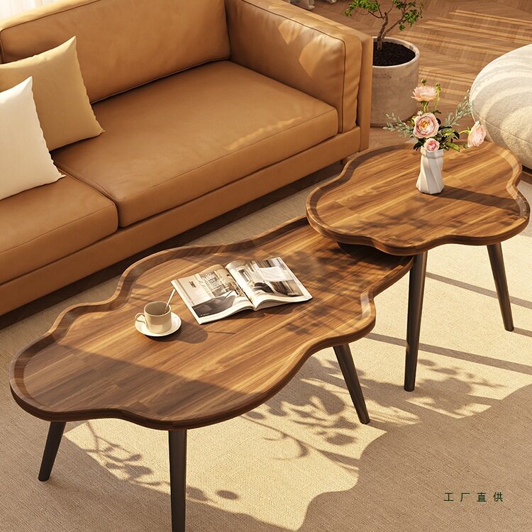 Yunduo coffee table living room home small apartment corner table sofa side table tea table light luxury simple rental house creative tea table