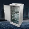 Outdoor stainless steel network cabinet 24U floor-standing monitoring power control equipment water equipment chassis weak current exchange 500*600*