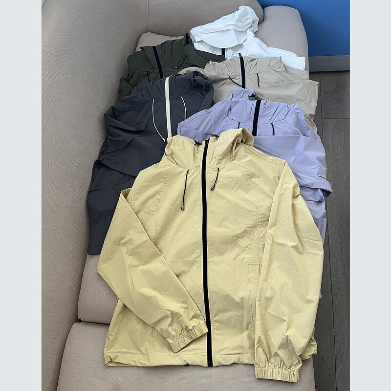 Water-Repellent and Sun-Protective 50+~ Elastic, Comfortable, Quick-Drying, Breathable Outdoor Casual Hooded Jacket for Men and Women