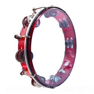 Authentic double austrian platoon 10-inch color adjustable tambourine drummer beat transparent drum surface golf percussion band performance