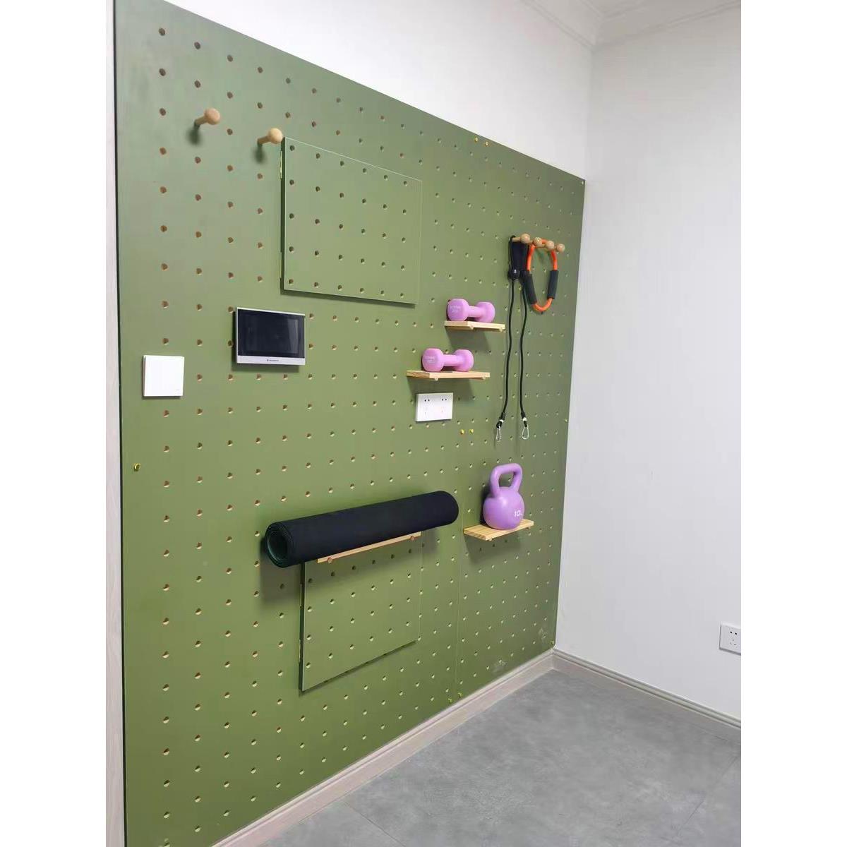 Hole entry Itado entrance hall storage rack storage see details rack kindergarten solid wood hole wall children's decorative hole display wall hanging