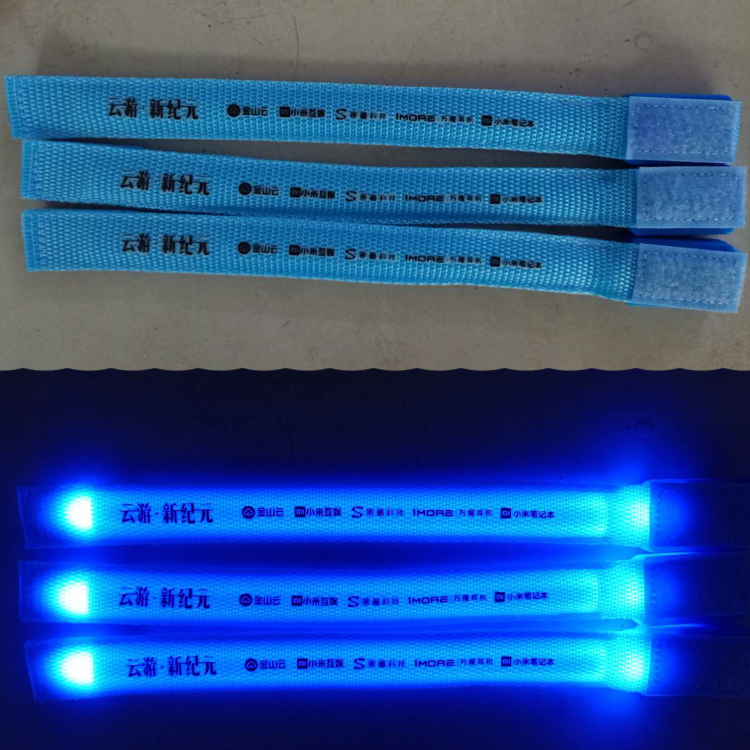 Vòng đeo tay phát sáng huỳnh quang vòng đeo tay thể thao nam và nữ LED nhấp nháy ánh sáng vòng đeo tay đêm chạy tiệc hoạt động buổi hòa nhạc - Vòng đeo tay Cuff vòng tay nữ