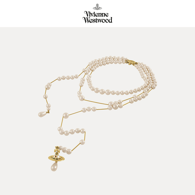 Vivienne Westwood Broken Pearl Women's Imitation Pearl Necklace 63010006