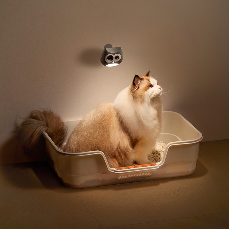 【Exclusive for Offline Events】Xipet Cat Director's Smart Cat Litter Box Monitoring Camera with Multi-Cat Recognition Monitoring