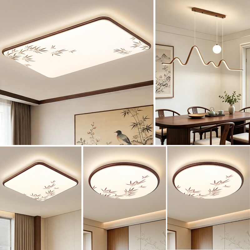 Chinese Style Living Room Ceiling Lamp, Modern and Simple, Full Spectrum, Eye-Friendly, Vintage Style, Master Bedroom Lamp, Room Lamp Chinese Style Living Room Ceiling Lamp, Modern and Simple, Full Spectrum, Eye-Friendly, Vintage Style, Master Bedroom Lamp, Room Lamp