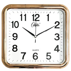 Kangbas Silent Square Large Wall Clock for Living Room and Office, Modern Simple Quartz Clock Wall Hanging Clock