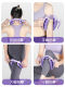 Leg Muscle Relaxation and Calf Meridian Dredging Tool for the Elderly, Roller Massager, Nine-Wheel Circular Leg Clamp