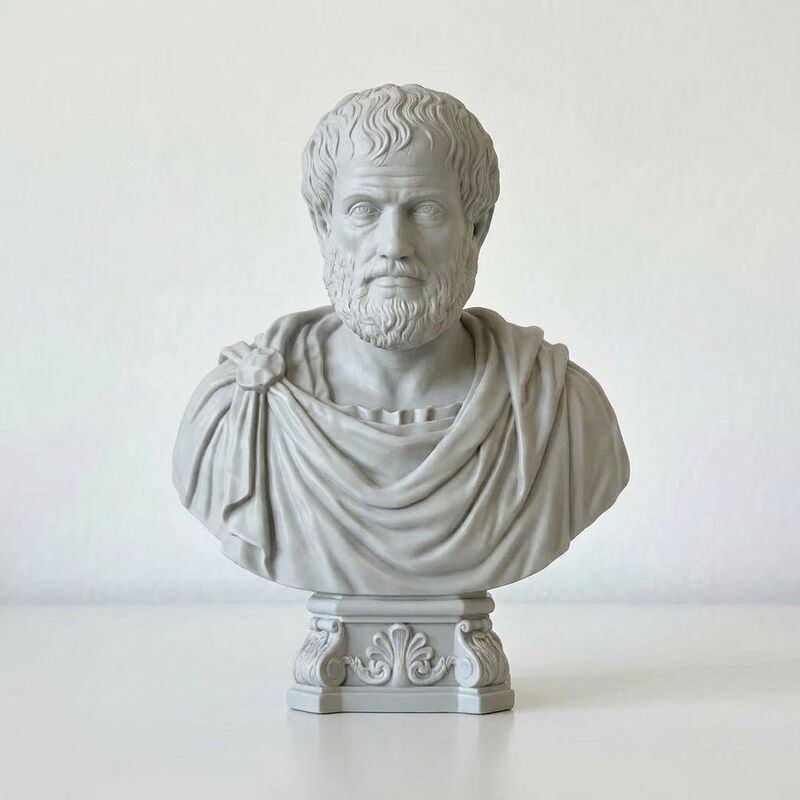 Aristotle Statue - Ancient Greek Philosopher High-Precision Resin Historical Sculpture Collectible Model Figurine Aristotle Statue - Ancient Greek Philosopher High-Precision Resin Historical Sculpture Collectible Model Figurine