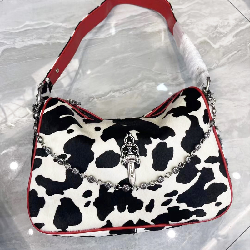 2026 New Trendy Cowhide Handbag, Niche Tote Bag, Underarm Bag, Shoulder Bag, Versatile for All Seasons, Unisex