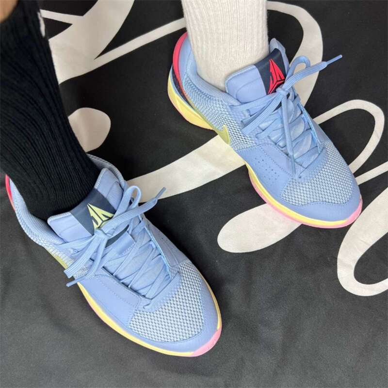 Morant Generation Green-Orange Swallowtail Dirty Pink All-Star Yellow-Purple Swallowtail Shock-Absorbing Real-Game Men's and Women's Basketball Shoes
