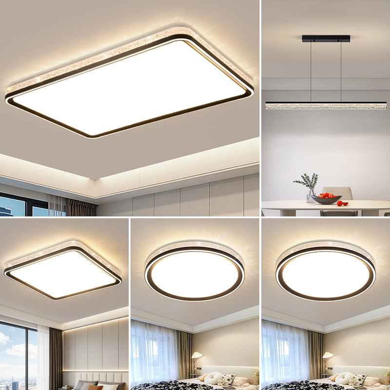 Living Room Ceiling Light Modern Minimalist Ultra-Thin Ultra-Bright Led Ceiling Lamp Full Spectrum Eye-Protection Lighting Fixture Whole House Package Set Living Room Ceiling Light Modern Minimalist Ultra-Thin Ultra-Bright Led Ceiling Lamp Full Spectrum Eye-Protection Lighting Fixture Whole House Package Set