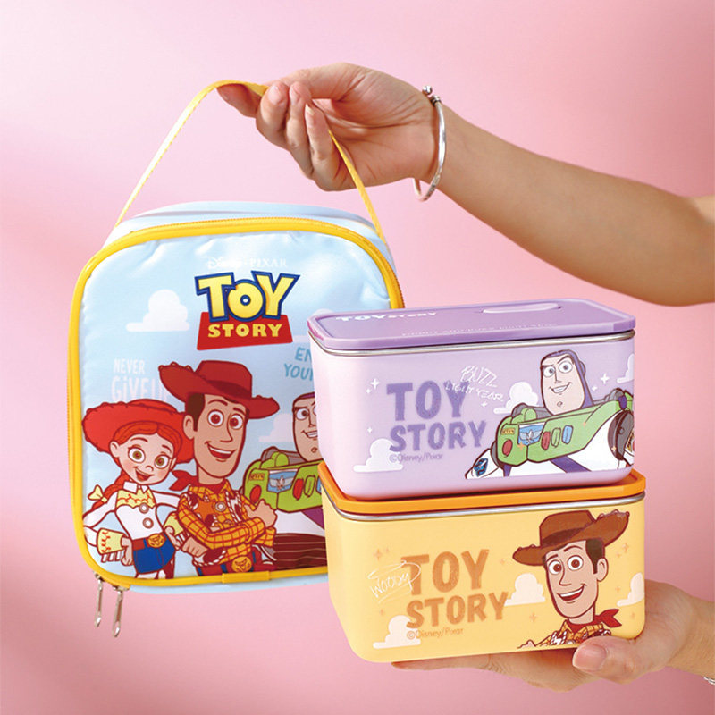 Disney Toy Story Stainless Steel Lunch Box Set (1 Insulated Bag + 2 Lunch Boxes) Disney Toy Story Stainless Steel Lunch Box Set (1 Insulated Bag + 2 Lunch Boxes)