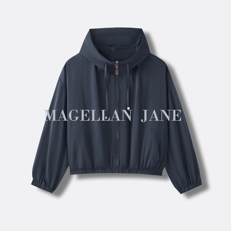 M*X Same Style 26 Spring [Memory Fabric/High Density Softness/Soundproofing/Yarn-Dyed] Hooded/Short Trench Coat 01591