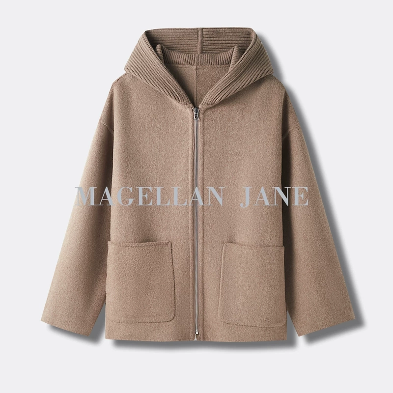 【L*P Source Order】Newborn Camel Lamb Camel Hair Australian Wool Super Warm Coat Jacket 00968
