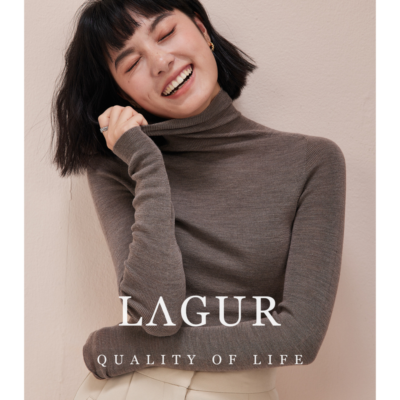 Lagur's Warm and Cozy Feel | Seamless One-Piece Turtleneck Wool Base Layer Slim-Fit Warm Sweater 2026 New Model