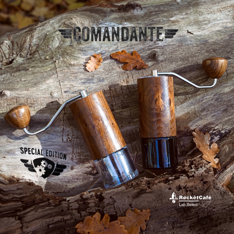 Authentic and Authorized | German Imported Commander Hand-Cranked Coffee Grinder C40 Royal Oak B Pot C Pot Combination Set