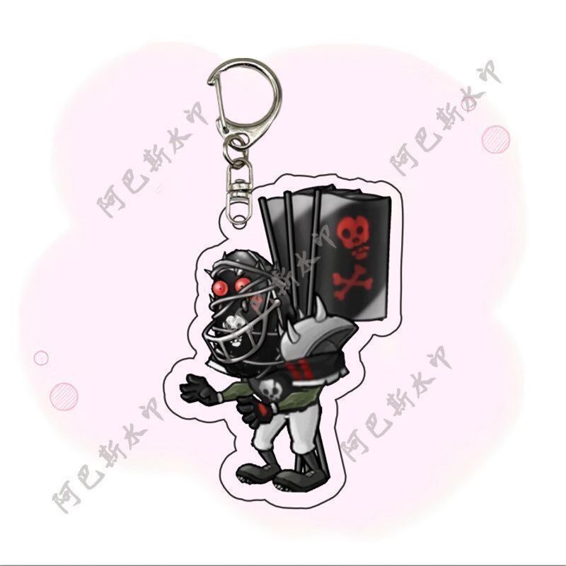 Plants vs. Zombies Fusion Edition Ultimate Zombies Acrylic keychain Game Peripheral schoolbag pendant small accessory