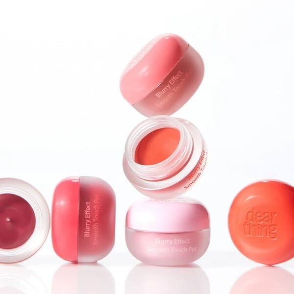 South Korea's Daiso Dearthing Lip and Cheek Dual-Use Cream Blush Lipstick Multi-Color Lip Mud Moisturizing and Long-Lasting