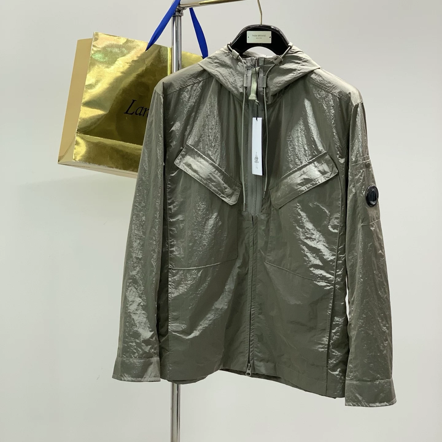 Весенний жакет с капюшоном, trench coat, Италия
