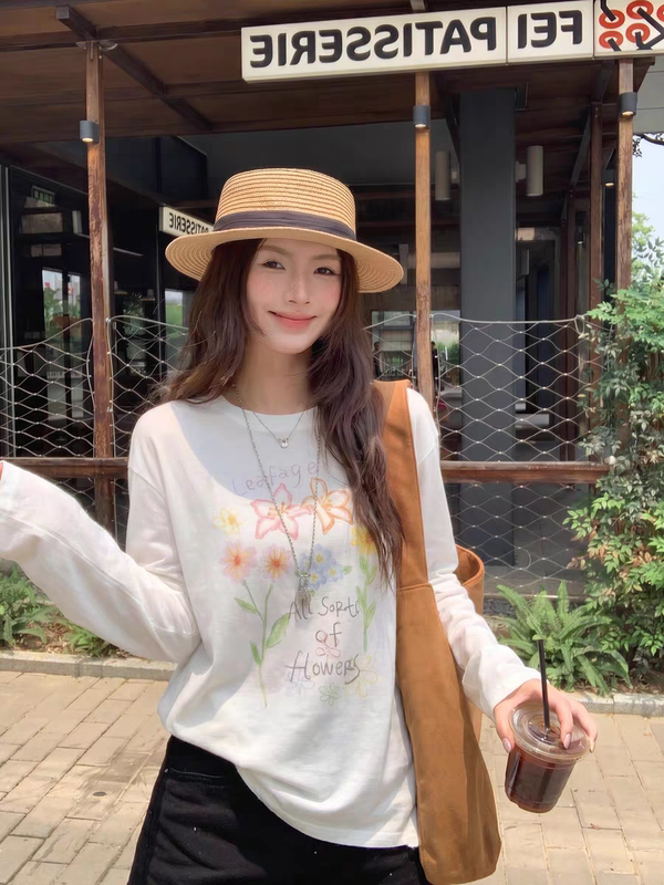 700-749 New Autumn and Winter Korean Style Color-Block Striped Lazy Style Knit Sweater for Women, Loose and Versatile Sweater