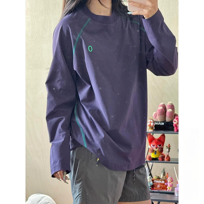 Korean Uamtor Purple Running Sports Sun Protection Quick-Drying Clothing Women's Autum Cycling Clothing Lightweight Ice Silk Long-Sleeved T-Shirt Korean Uamtor Purple Running Sports Sun Protection Quick-Drying Clothing Women's Autum Cycling Clothing Lightweight Ice Silk Long-Sleeved T-Shirt
