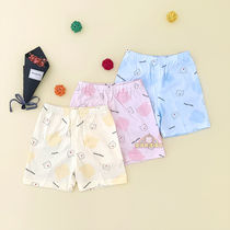 Baby Beilele baby pants male and female children ultra-thin ultra soft summer bamboo fiber pure cotton baby dual-use shorts 0 ~ 3 years old