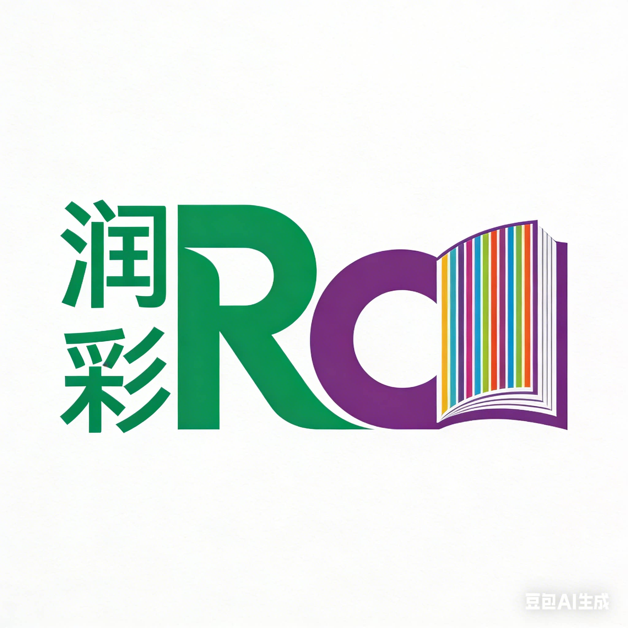 润彩图书专营店的LOGO