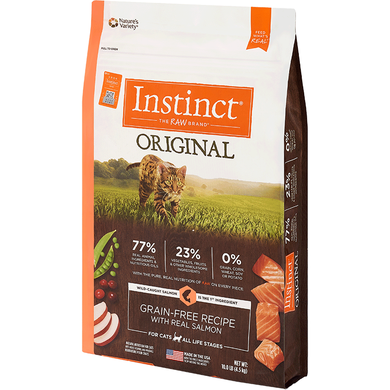 Instinct Natural Bailey Imported Full-Price Grain-Free Salmon Formula Complete Cat Food 4.5kg Instinct Natural Bailey Imported Full-Price Grain-Free Salmon Formula Complete Cat Food 4.5kg