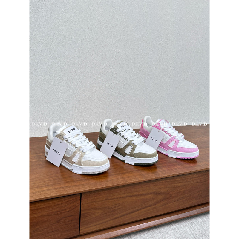 Top Version! Word-Of-Mouth Quality Series! White Cement Genuine Leather Lychee Pattern Casual White Sneakers for Women, Denim Canvas Shoes Top Version! Word-Of-Mouth Quality Series! White Cement Genuine Leather Lychee Pattern Casual White Sneakers for Women, Denim Canvas Shoes